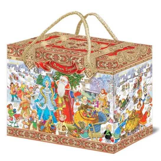 Сладкий новогодний подарок Кейс Праздник 1000 грамм элит